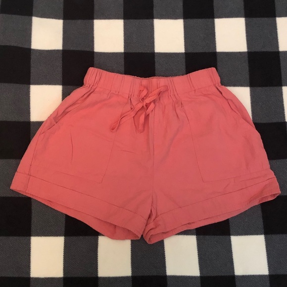 Salmon Color Shorts - Picture 2 of 3